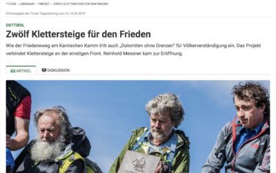 TT-Bericht | 12 Klettersteige für den Frieden