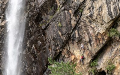 Über den Lehner Wasserfall Klettersteig zur Stabele Alm